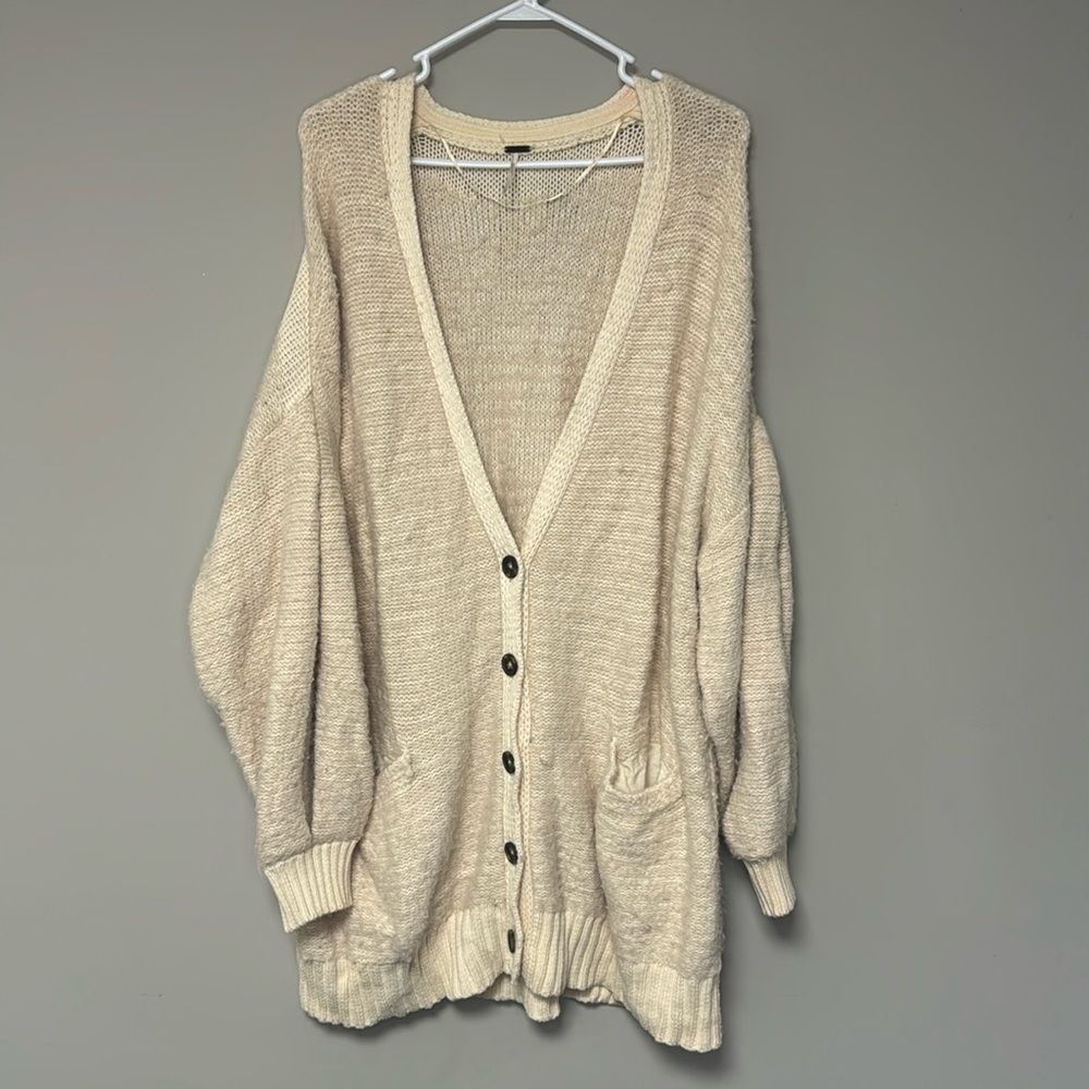 Free People Oversized Cardigan Size L